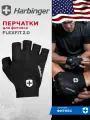 Фитнес перчатки Harbinger Flexfit 2.0, мужские, черные, XL