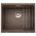 Кухонная мойка Blanco ETAGON 500-U Silgranit кофе, стоп-вентиль 522236