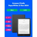KNOW EASY-Amazon Kindle 6 Электронная книга Kindle Paperwhite 4 (8 ГБ)/IPX8 Водонепроницаемость/Bluetooth+WIFI/300PPI/Бесплатный чехол/Поддержка русского языка, , черный