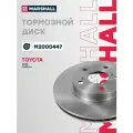Диск тормозной (левый/правый передний) TOYOTA тойота Auris Corolla Королла DF4810 4351212670