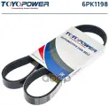 Ремень Toyopower 6Pk1198 Toyopower арт. 6PK1198