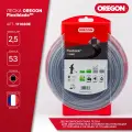 Леска для триммера, Oregon Flexiblade 111080E, d=2,5мм, форма - квадрат/пила, длина -53 м, блистер