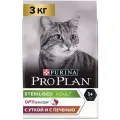 Сухой корм Pro Plan Sterilised для стерилизованных кошек с уткой и печенью 3кг.