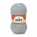 Пряжа Super Inci Narin, Nako, серый - 12936, 25% шерсть, 75% акрил, 5 мотков, 100 г, 540 м.