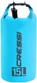Гермомешок, герморюкзак, влагозащитная сумка CRESSI с лямкой DRY BAG объем 15 литров аквамарин