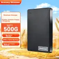 Newsmy 500GB External Hard Drive, Dual Disk Backup, 250GB+250GB, Qingfeng Plus Series, USB3.0, 2.5-Inch, Elegant Black, Photo And Video Backup