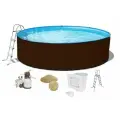 Морозоустойчивый Бассейн Лагуна 450х125 см(полная комплектация) коричневый