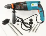 GARDENLUX Перфоратор 1500Вт, 3-х режимный, SDS Plus, 5,0 Дж, 26ммм, кейс 3,4 кг. RH26150