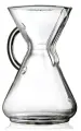 Кофеварка со стеклянной ручкой на десять чашек Кемекс. Chemex CM-10GH, 1500мл