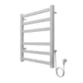 Полотенцесушитель Azario PALERMO 500/600 электрический белый R 6 пер. AZ83856W