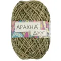 Пряжа ARACHNA Jute 100% джут 100 г 10 г 90 м № 020 св. хаки