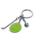 Брелок Troika, серебряный, зеленый
