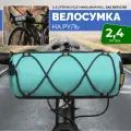 Сумка Rhinowalk RK9103BE, для велосипеда, на руль, 2,4 л, водоотталкивающая, бирюзовая