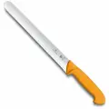 Нож для резания ломтиками VICTORINOX Swibo, лезвие с закруглённым кончиком, 25 см, жёлтый 5.8441.25