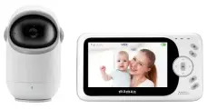 Цифровая видеоняня Maman VM711, большой экран 4.3, дистанционное управление камерой, зарядка от USB Type-C, до 260м