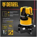 Лазерный нивелир Denzel Лазерный уровень Denzel LX3, 10 м, 4 верт. 1 гориз. 35070