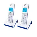 Тел. аппарат Dect Alcatel S230 Duo ru white белый (труб. в компл:2шт) АОН