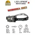 Фонарь налобный Led Lenser HF6R Signature, 1000 лм, черный, 502799