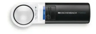 Лупа асферическая Eschenbach mobilux LED, 35 мм, 10.0х