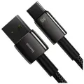 Кабель BASEUS Tungsten Gold Fast Charging, USB to Type-C, 6A, 66W, 1 м, Черный