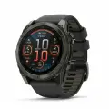 Смарт-часы Garmin Fenix 8 51mm Amoled Sapphire Carbon Gray DLC Titanium with Black / Pebble Gray Silicone Band