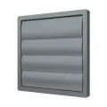Выход стенной КФ фланец D250 жалюзи 294х294 ASA Gray ERA