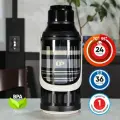 Термос со стеклянной колбой вакуумный LP NORDIC 3,2L шотландская клетка серый