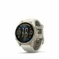 Умные часы Garmin Fenix 8 43 mm AMOLED Sapphire Soft Gold with fog gray/dark