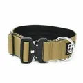 Ошейник Combat 5 см BullyBillows (бежевый / M)