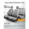 Чехлы на сиденья Hyundai Accent 2/3 1999-2011 (Экокожа) Серия PRO