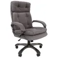 Кресло руководителя Chairman 442 Россия ткань T-53 серый (черный пластик)