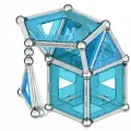 GEOMAG Магнитный конструктор Профи, пластины, 75 элементов для детей от 8 лет
