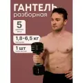 Гантель Разборная MAXISCOO FIT, 6,5кг