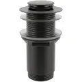 Донный клапан для раковины без перелива Wellsee Drainage System 182135000, латунь, цвет матовый черный