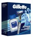 Мужской набор Gillette Mach3 Turbo 3D, Бритва с 1 сменной кассетой+Лосьон после бритья Arctic Ice, 50 мл