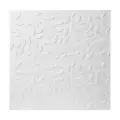 Потолочная плитка Листики 24 кв. м,96 шт/Экструдированная/Пенопласт