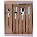 Набор столовых приборов Pintinox 24 шт, махагон, 290х245х400мм, нерж. сталь, пластик