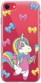 Силиконовый чехол на Apple iPhone SE (2022) / SE (2020) / 8 / 7 / Эпл Айфон СЕ 2022 / СЕ 2020 / 8 / 7 с рисунком Lady Unicorn