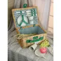 Набор для пикника Holiday Basket, на 2 персон, эко-посуда, 18x37x27 см