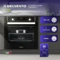 Духовой шкаф электрический встраиваемый DELVENTO 60см, 58л, гриль, конвекция, 7 режимов, таймер, 2стекла, 3года гарантии