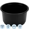 Контейнер ПП К-115мм/350мл черн, 500шт/кор