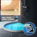 Силиконовый барьер для ванной комнаты и душа, силиконовый бордюр, силиконовая водоудерживающая лента, белый 4 м