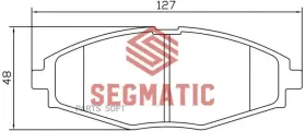 SEGMATIC SGBP2617 Колодка торм диск пер Daewoo Matiz 0.8 1998-, Daewoo Matiz 1.0 2003-, Chevrolet Spark 0.8 2005-