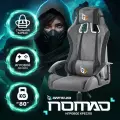 Игровое кресло компьютерное GAMELAB NOMAD Breeze Dark Grey (ткань, серый, текстиль
