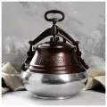 Афганский казан 15л двухцветный, скороварка афганский казан, казан с крышкой