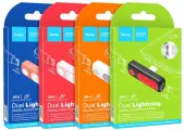 Переходник Lightning - Dual Lightning Hoco LS29, Black Черный