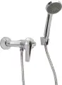 Смеситель для душа РМС SL50 SL50-003 с душевым гарнитуром, настенный, однорычажный, хром, российский