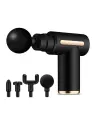 Перкуссионный массажер для тела электрический Mini Fascial Gun, Черный