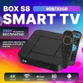 Смарт ТВ приставка для телевизора S8 4GB/32GB +Аэропульт Vontar G10s