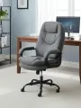 Компьютерное офисное кресло TetChair COMFORT Lux (22) metalBL на колесиках с подлокотниками, обивка ткань, цвет серый